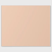 Effen Blush Abrikoos Perzik Kleurschakering Cadeaupapier (Vlak)