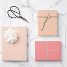 Effen Blush Dream Perzik Kleurschakering Toon 3