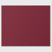 Effen Bourgondi rood kleur tint toon Cadeaupapier (Vlak)