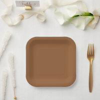 Effen bruine kleur servetten