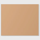 Effen Buff Tane Kleur Schakering Toon Cadeaupapier (Vlak)