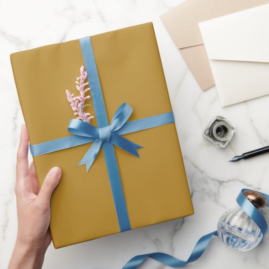 Effen Campus Goud Kleurschakering Cadeaupapier (Geschenken)