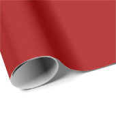 Effen Candy Apple Rode Kleur Schakering Cadeaupapier (Rol Hoek)