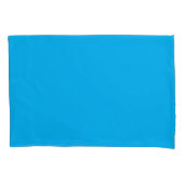 Effen cyaanblauwe achtergrond kussensloop (Voorkant)