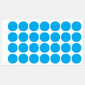 Effen cyaanblauwe achtergrond labels (Vel)