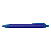 Effen Deep Blue kleur stijlvol Zwarte Inkt Pen (Bovenkant)
