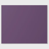 Effen diep Paarse kleur Modern Cadeaupapier (Vlak)