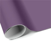 Effen diep Paarse kleur Modern Cadeaupapier (Rol Hoek)