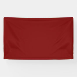 Effen diep rood gekleurd spandoek