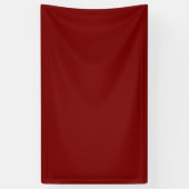 Effen diep rood gekleurd spandoek (Verticaal)