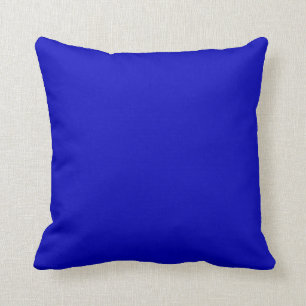 Effen effen kleur kobaltblauw kussen