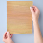 Effen esdoornhouten flyer (Hand)