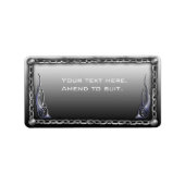 effen etiket (Voorkant)