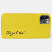 Effen gele achtergrond Case-Mate iPhone case (Achterkant (horizontaal))
