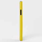 Effen gele achtergrond Case-Mate iPhone case (Achterkant/rechts)