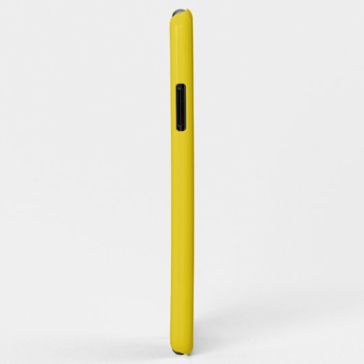 Effen gele achtergrond Case-Mate iPhone case (Achterkant/rechts)