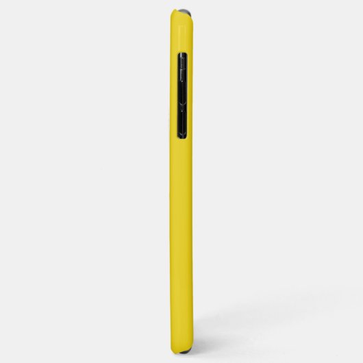 Effen gele achtergrond Case-Mate iPhone case (Achterkant/links)