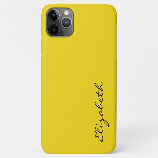 Effen gele achtergrond Case-Mate iPhone case (Achterkant)
