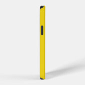 Effen gele achtergrond iPhone hoesje (Rechterkant)