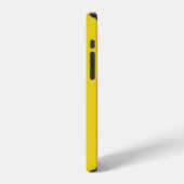 Effen gele achtergrond iPhone hoesje (Linkerkant)