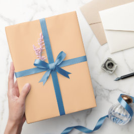 Effen gouden blos perzik kleur tint toon cadeaupapier