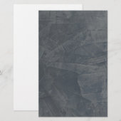 Effen grijs briefpapier (Voorkant / Achterkant)