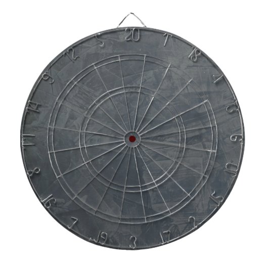 Effen grijs dartbord (Voorkant)