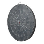 Effen grijs dartbord (Voorkant Rechts)