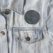 Effen grijs ronde button 5,7 cm (In situ)