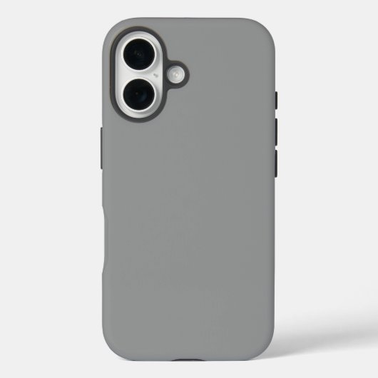 Effen grijze kleur Case-Mate iPhone case (Achterkant)