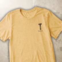Effen grijze kleur initials en naam