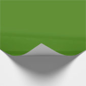 Effen groen inpakpapier (Hoek)