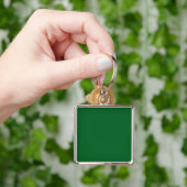 Effen groene textuur vult de hele afbeelding sleutelhanger (Hand)