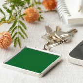 Effen groene textuur vult de hele afbeelding sleutelhanger (Zijkant)