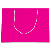Effen Heet Roze Groot Cadeauzakje (Voorkant)