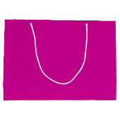Effen helder magenta groot cadeauzakje (Achterkant)