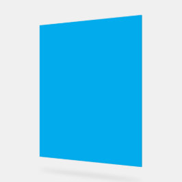 Effen helderblauwe achtergrond acryl bord