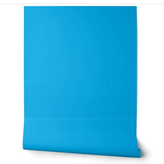 Effen helderblauwe achtergrond behang (Afrollen)