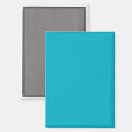 Effen helderblauwe achtergrond met een gladde text magneet