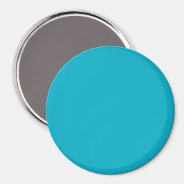 Effen helderblauwe achtergrond met een gladde text magneet