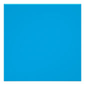 Effen helderblauwe achtergrond perfect poster (Voorkant)