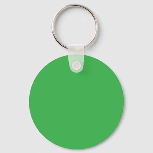 Effen heldergroene achtergrond sleutelhanger (Achterkant)