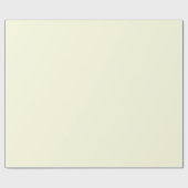 Effen ivoorkleur cadeaupapier (Vlak)
