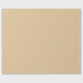 Effen karamelbruine kleur tint cadeaupapier (Vlak)