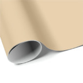 Effen karamelbruine kleur tint cadeaupapier (Rol Hoek)