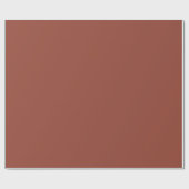 Effen kastanjebruine kleur tint cadeaupapier (Vlak)