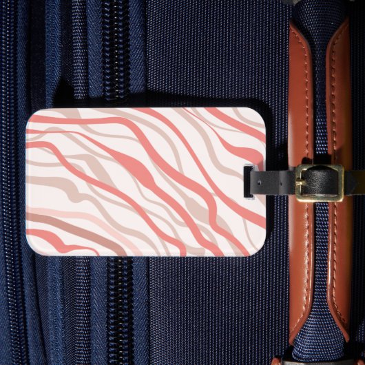 Effen kleur Amerikaans Bagagelabel (Voorkant Insitu 4)