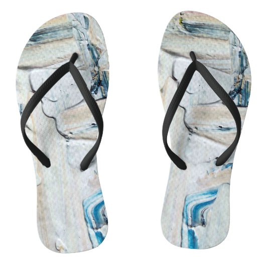 Effen kleur Amerikaanse teenslippers (Voetbed)