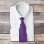 Effen kleur Amethist paarse Stropdas<br><div class="desc">Effen kleur Amethist paarse ontwerp.</div>