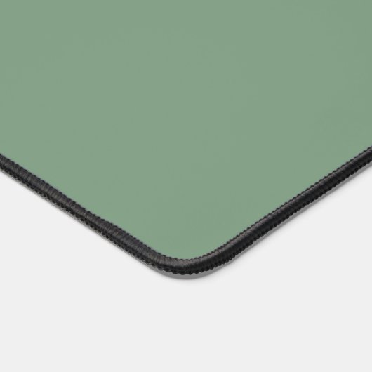 Effen kleur basilicum rook groen bureaumat (Hoek)